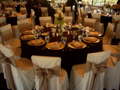 роскошные свадебные столы