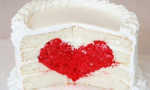 Торт с сердцем