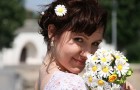 Ромашка – то, что нужно молодой невесте для летней свадьбы