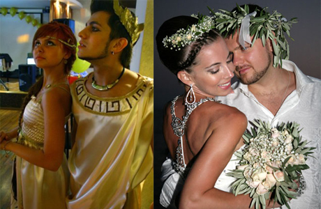 Выкуп невесты - свадьба в греческом стиле