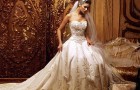Платье невесты с вышивкой