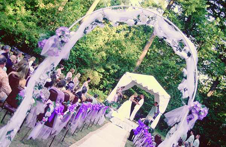 Цветные свадьбы - фиолетовый
