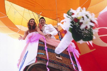Свадьба на шаре