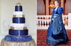 Свадебный торт и платье невесты – единство стиля
