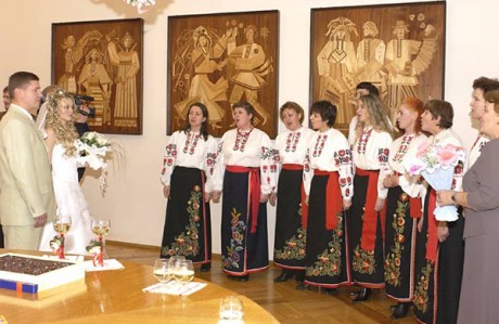 Белорусская свадьба - бракосочетание