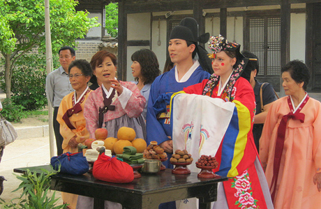 Торжество на корейской свадьбе