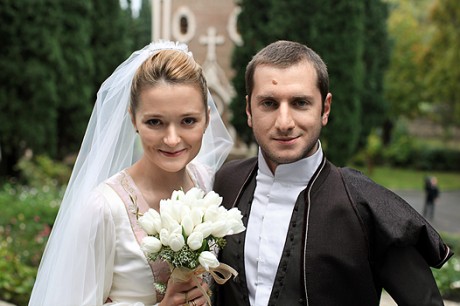 Свадьба Надежды Михалковой и Резо Гигинеишвили: счастливые молодожены