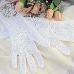 Ажурные перчатки для невесты