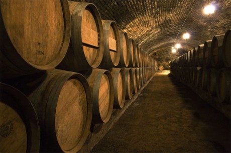 Бочки крымского вина