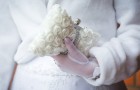 Сумочка невесты для зимней свадьбы