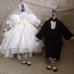 Свадебные куклы-зебры