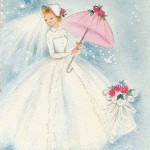 Невеста в шляпке и с зонтиков - вот она, красота!