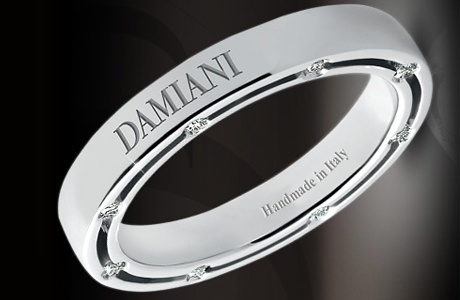 Обручальные кольца с бриллиантами от Damiani