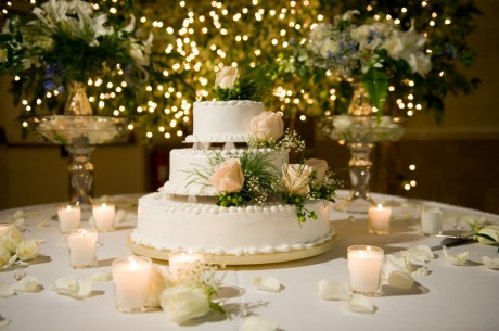 Свадебной торт для зимней свадьбы