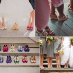 Фотографируем туфельки прямо на ножках у подружек невесты