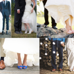 Отличное решение - фото свадебной обуви новоиспеченных супругов