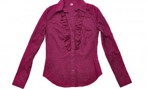 Блузка из натурального хлопка - цвет пурпур