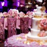 Золотистый и розовый - идеальные цвета для свадебного лакомства