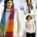 Веселые варианты мужских шарфов