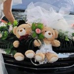 На свадебном авто не куклы, а медведи