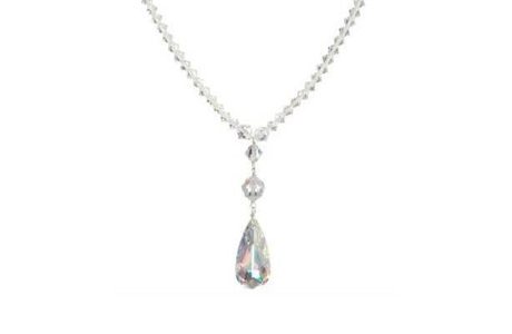Ожерелье для невесты из стерлингового серебра от Swarovski