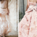 На розовой свадьбы - розовое свадебное платье