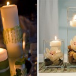 Очень романтично на праздничном столе смотрятся зажженные свечи