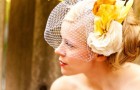 romantic-wedding-hair-accessories-birdcage-veil-yellow-feathers__full