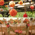 Гирлянды из цветов для украшения всего свадебного зала