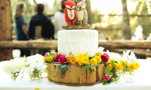 Свадебный торт в летнюю пору