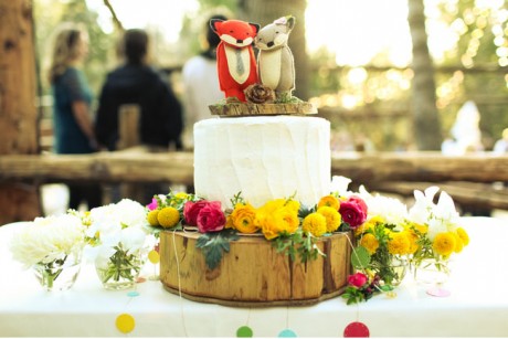 Свадебный торт в летнюю пору