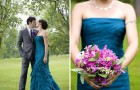 Свадебное платье в цвете