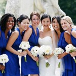 Пускай подружки невесты тоже предстанут на свадьбе в насыщенном синем