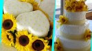 Мастер-класс: необычный желтый дизайн свадебного торта