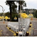 Украшение свадьбы желтыми цветами