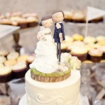 Забавные фигурки для свадебного торта