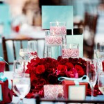 Свадьба с декором из красных роз