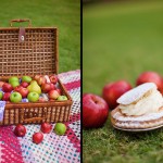 Яблоки на свадебном пикнике