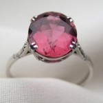 Розовое кольцо для невесты
