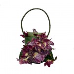 Свадебная сумочка с темными орхидеями