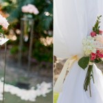 Свадебный декор из светлых роз