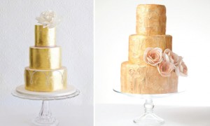 metallic-wedding-cake