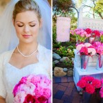 Романтические розовые букеты на свадьбу