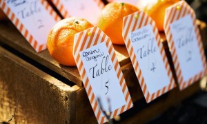 rustic-citrus-wedding-inspiration-outdoor-spring-wedding-ideas-unique-escort-cards__full