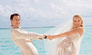 Андре Тан и Алина сыграли свадьбу на Мальдивах